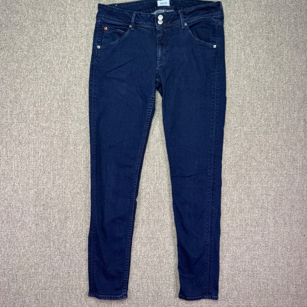 Hudson Nico Mid Rise Skinny Jeans Women's Size 30 Dark Wash Made in‎ USA